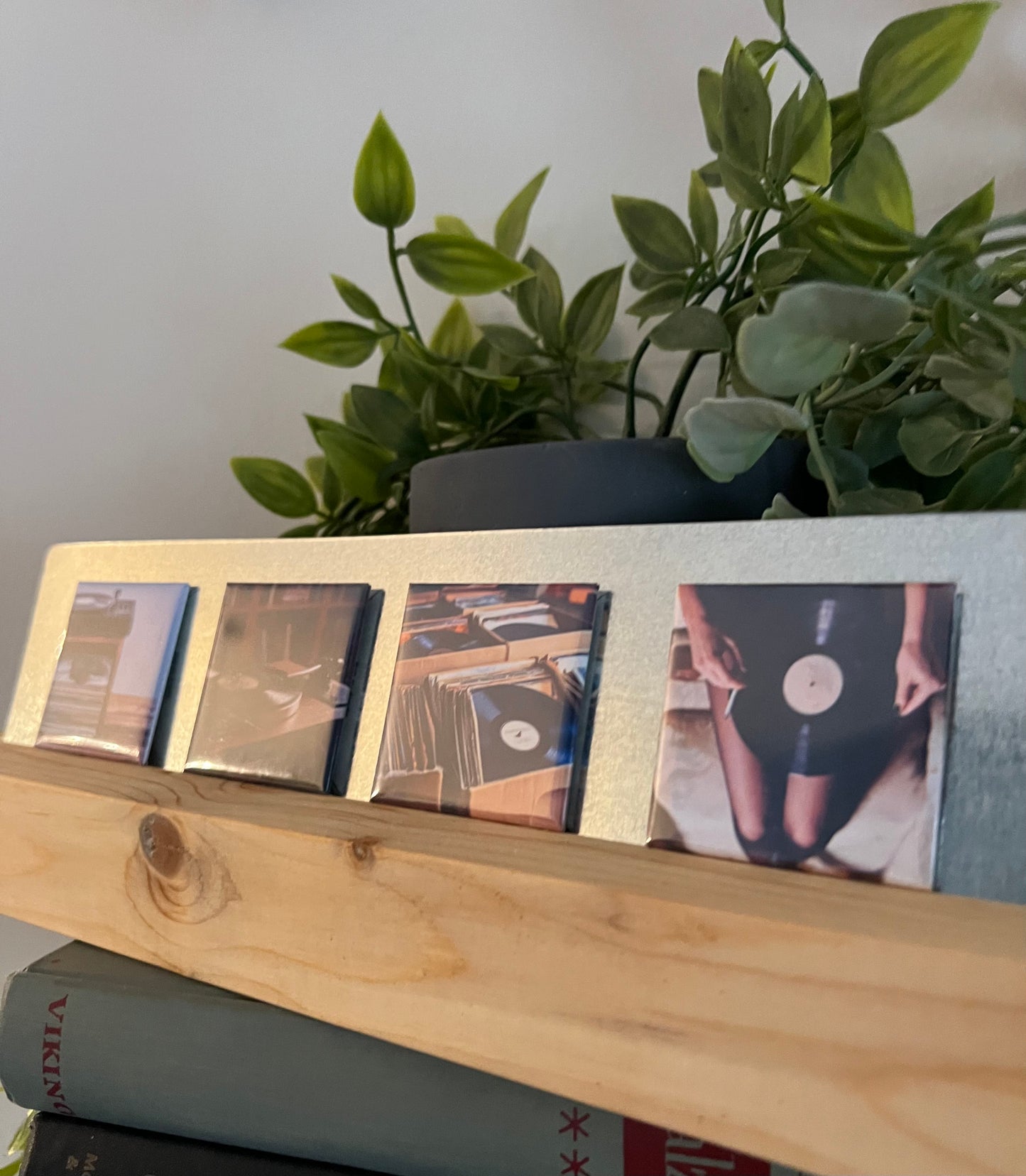 Retro Vinyl Vibes Magnet 4-Pack