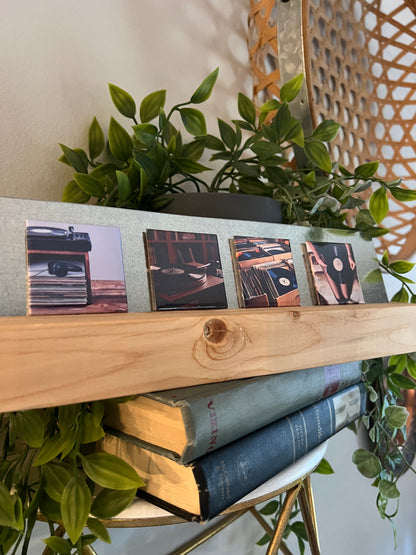 Retro Vinyl Vibes Magnet 4-Pack